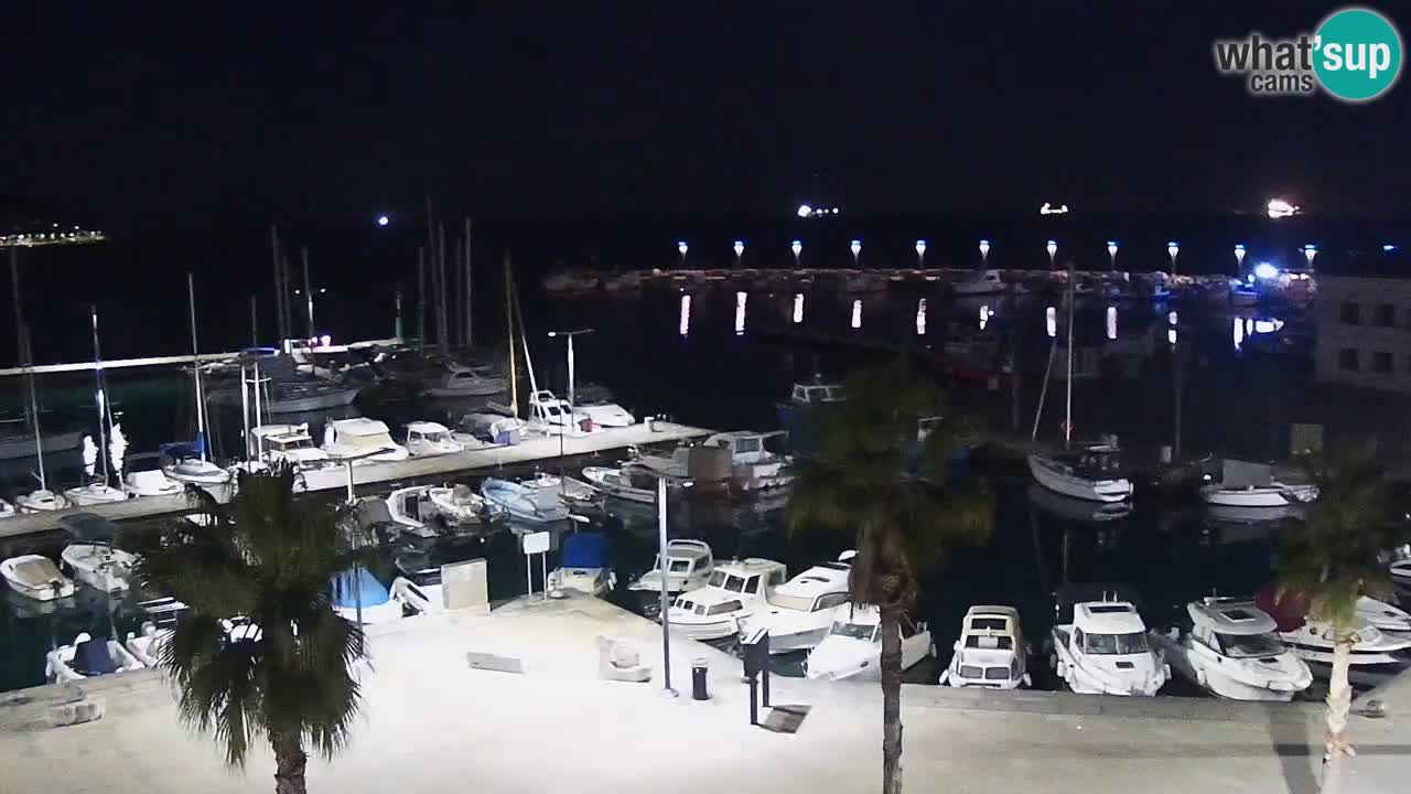 Web kamera Koper – marina i promenada – hotel Grand Koper