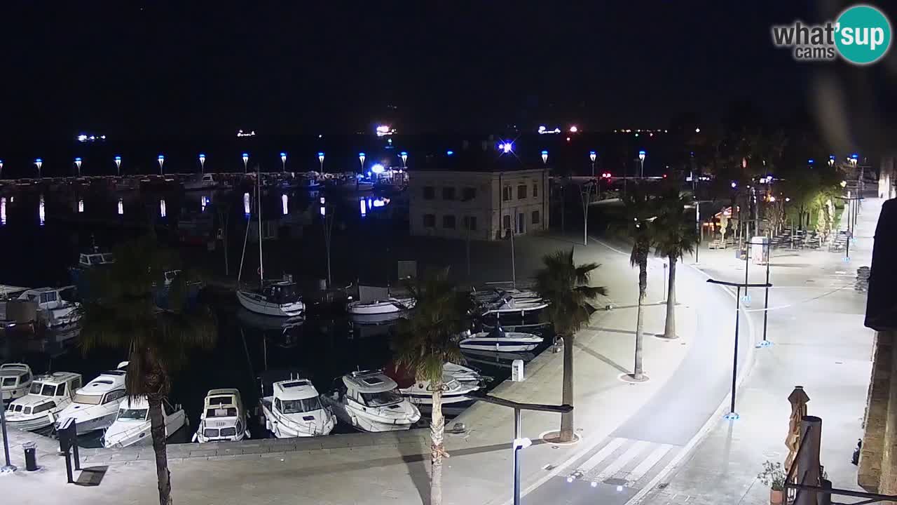 Webcam Capodistria – marina e lungo mare dall’Hotel Grand Koper