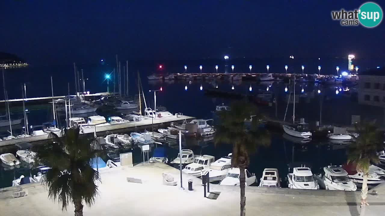 Webcam Capodistria – marina e lungo mare dall’Hotel Grand Koper