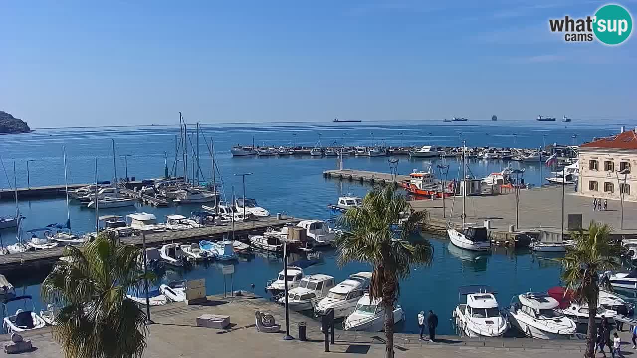 Web kamera Koper – marina i promenada – hotel Grand Koper