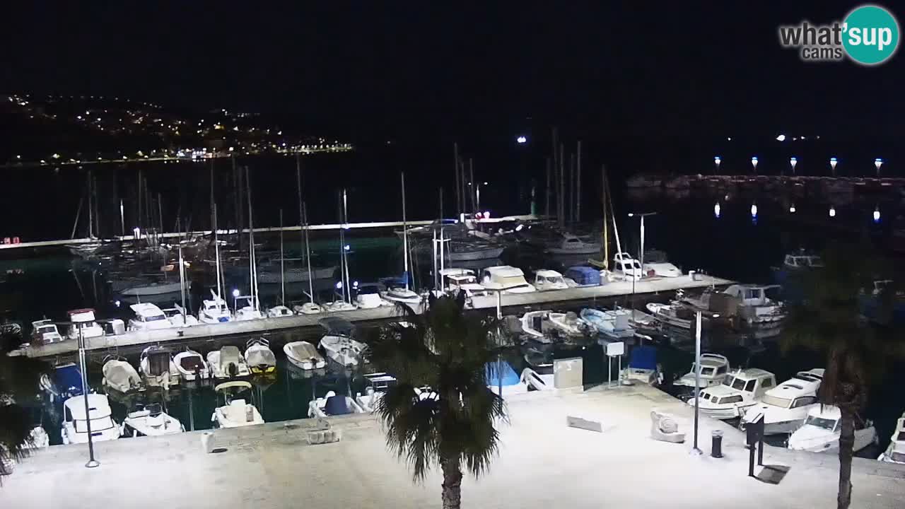 Spletna kamera Koper – Panorama na marino in promenado s Hotela Grand Koper