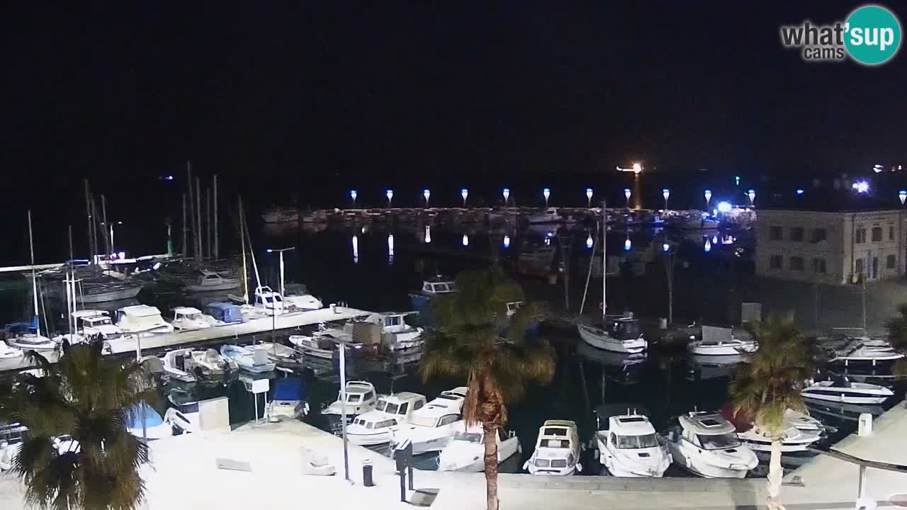Il porto di Koper – Capodistria live webcam – porto crociere e mercantile – Slovenia