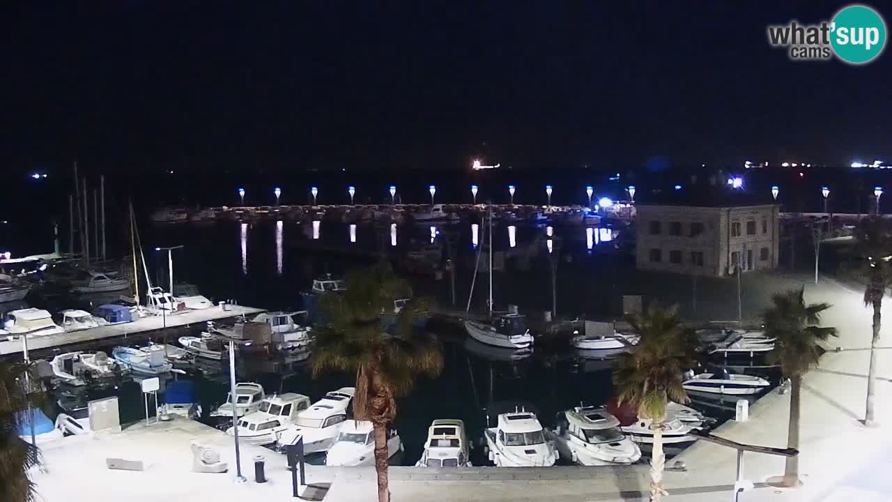 Webcam Capodistria – marina e lungo mare dall’Hotel Grand Koper