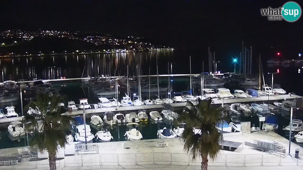 Web kamera Koper – marina i promenada – hotel Grand Koper