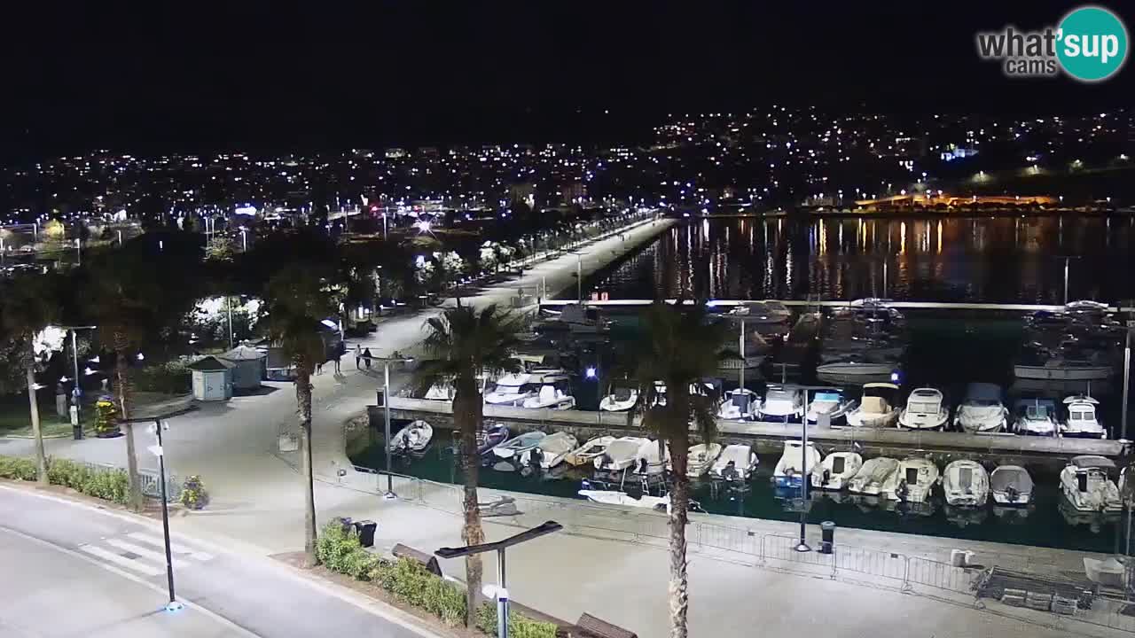 Camera en vivo Koper – puerto deportivo y paseo marítimo desde el Hotel Grand Koper