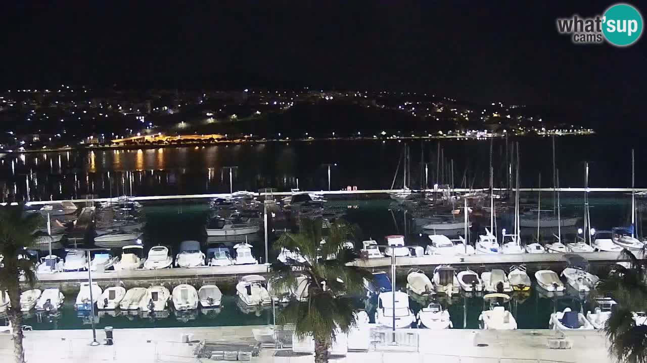 Webcam Capodistria – marina e lungo mare dall’Hotel Grand Koper