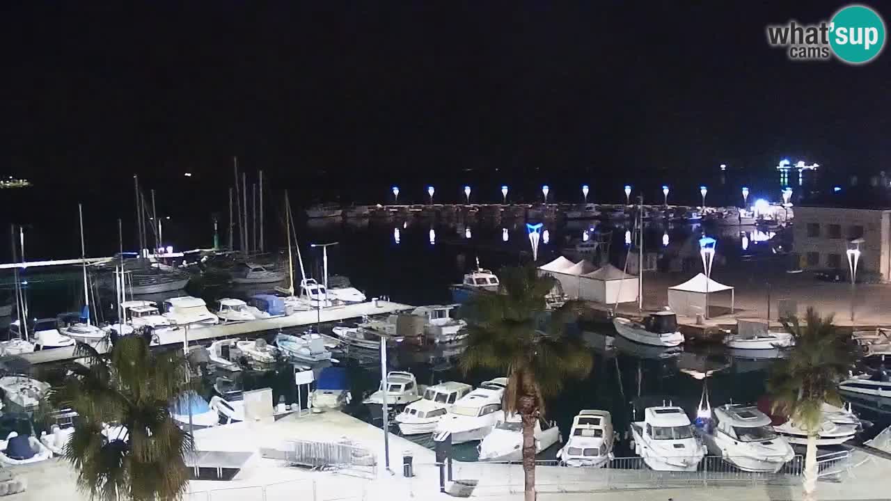 Webcam Capodistria – marina e lungo mare dall’Hotel Grand Koper