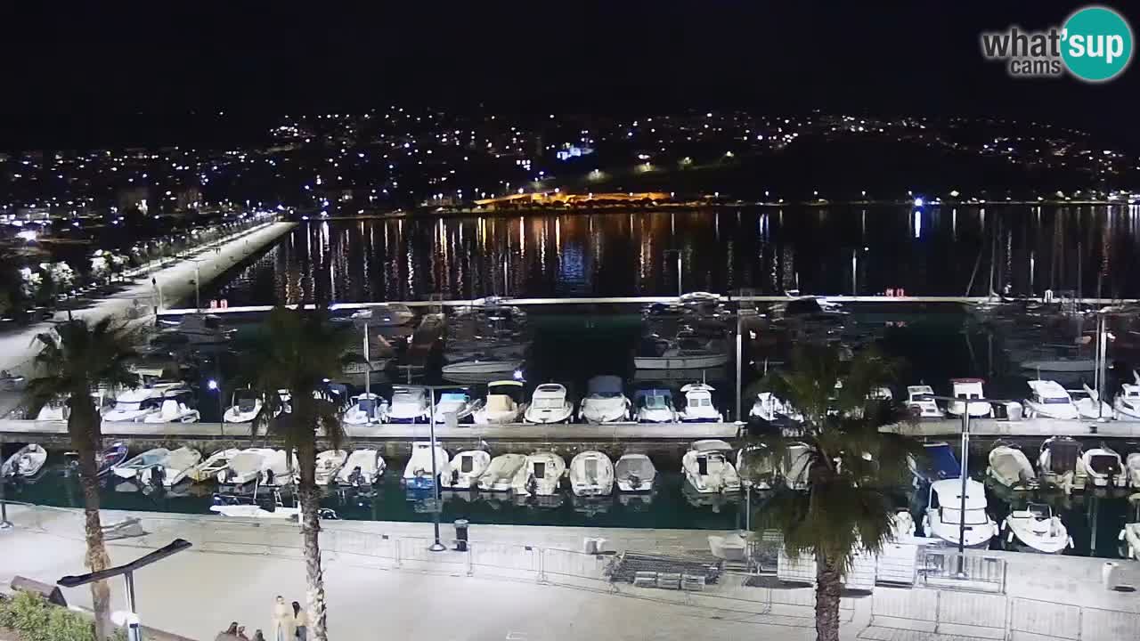 Web kamera Koper – marina i promenada – hotel Grand Koper