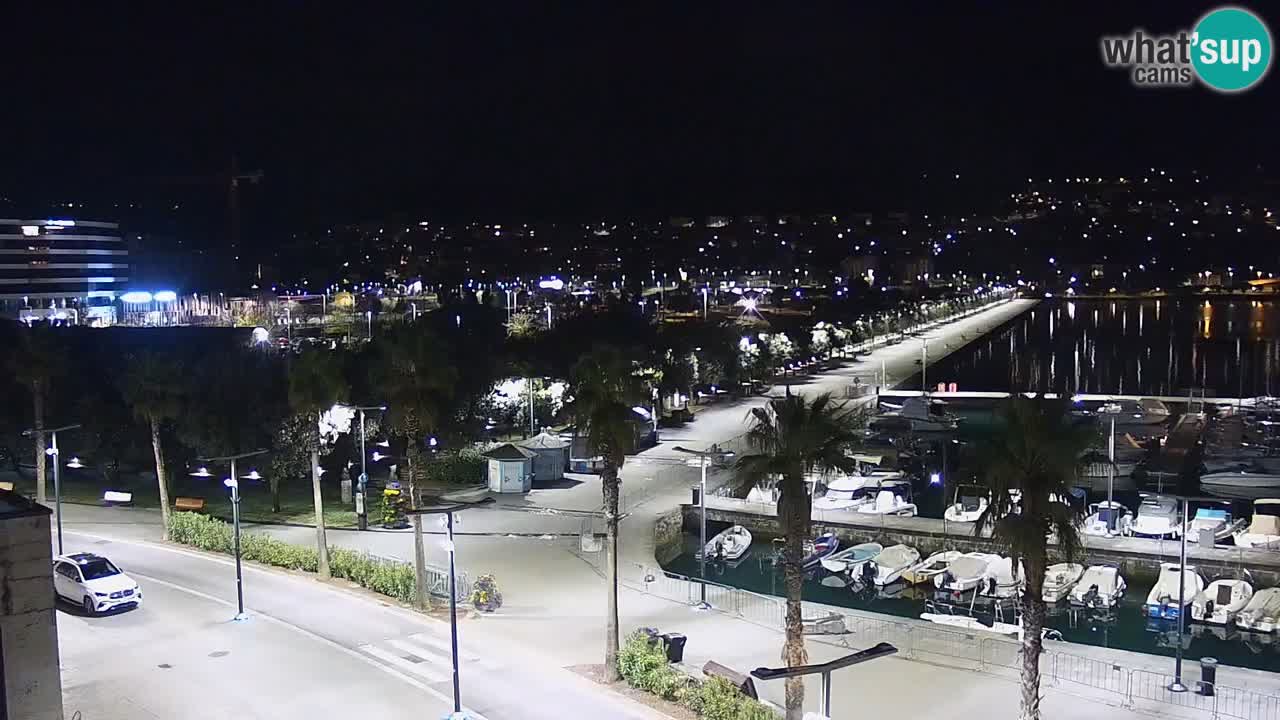 Web kamera Koper – marina i promenada – hotel Grand Koper