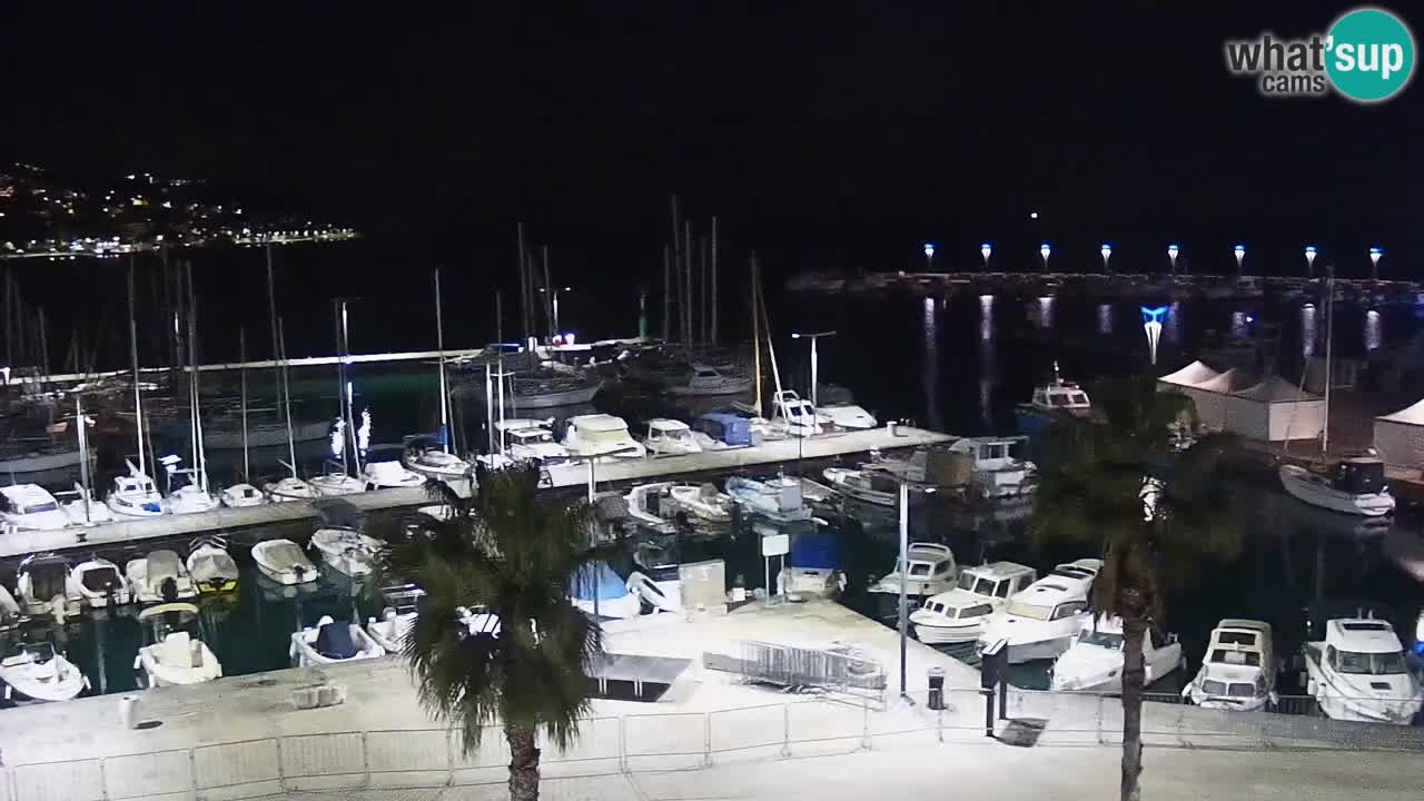 Webcam Capodistria – marina e lungo mare dall’Hotel Grand Koper