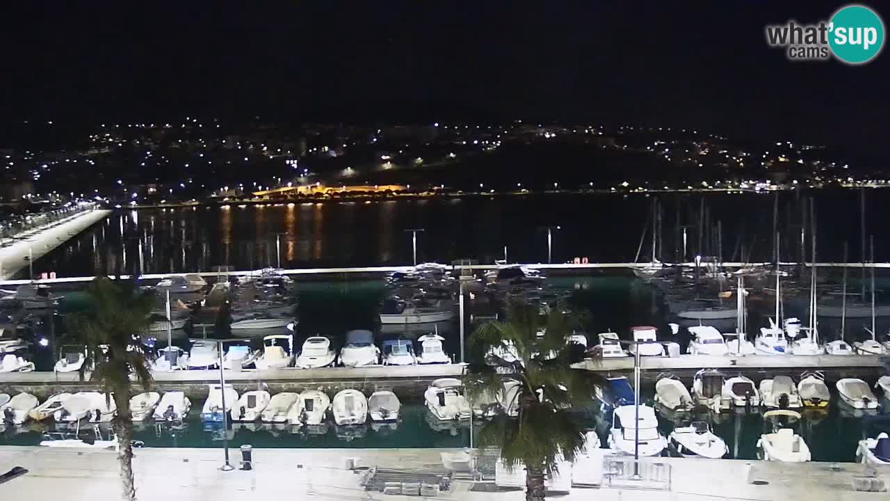 Web kamera Koper – marina i promenada – hotel Grand Koper