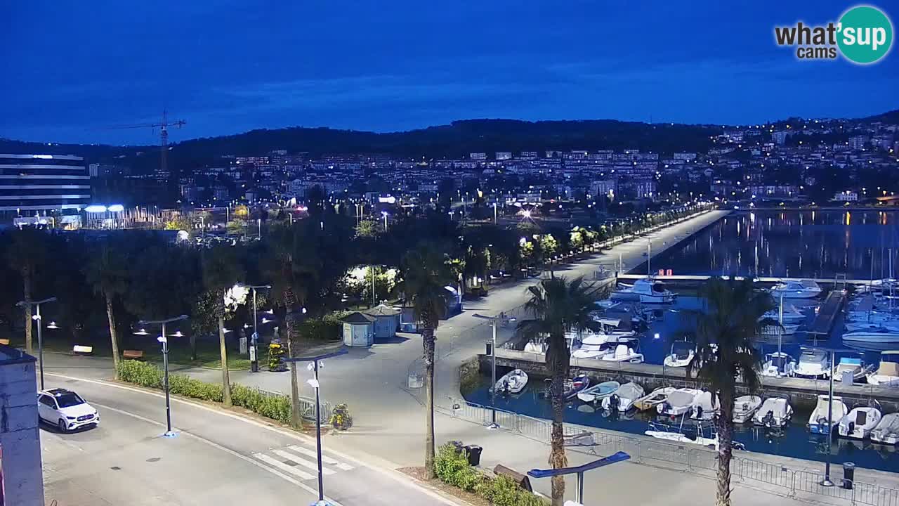 Web kamera Koper – marina i promenada – hotel Grand Koper