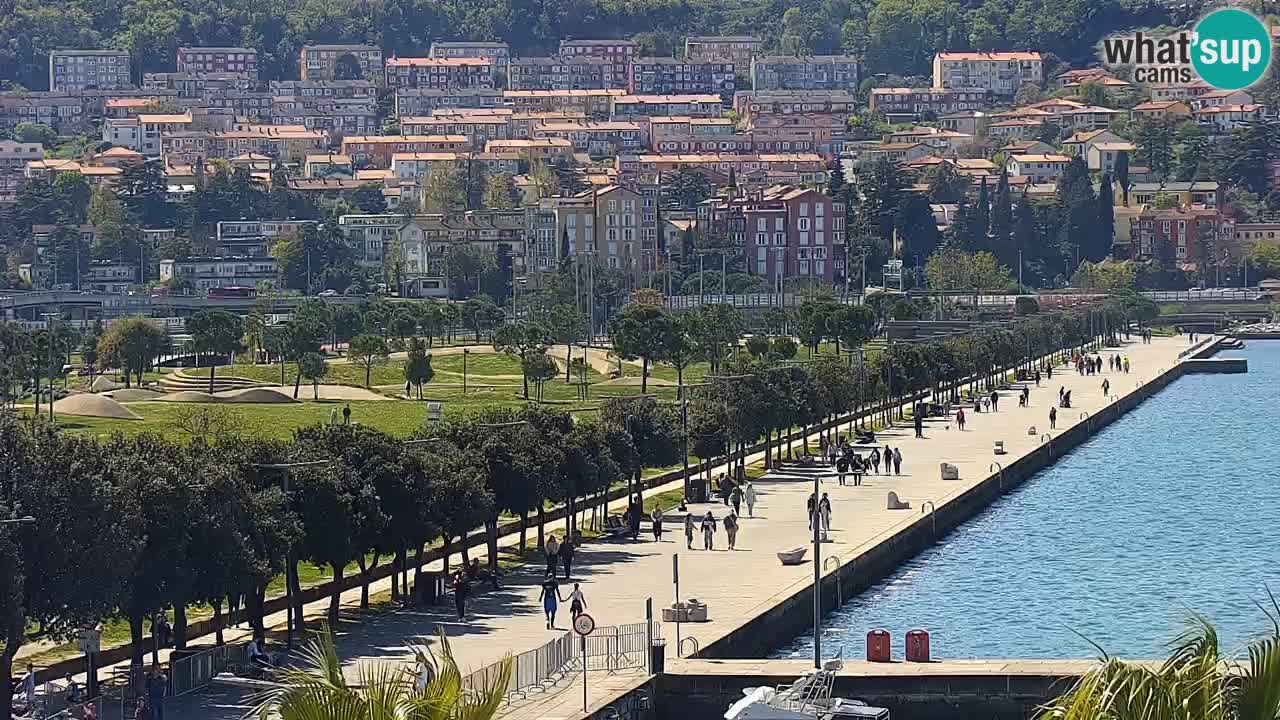 Webcam Capodistria – marina e lungo mare dall’Hotel Grand Koper