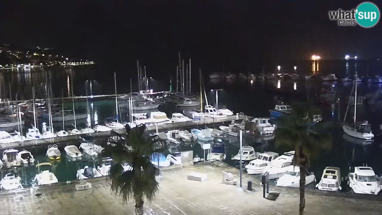 Webcam Capodistria – marina e lungo mare dall’Hotel Grand Koper