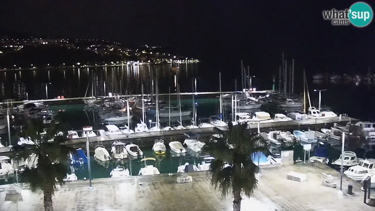 Web kamera Koper – marina i promenada – hotel Grand Koper