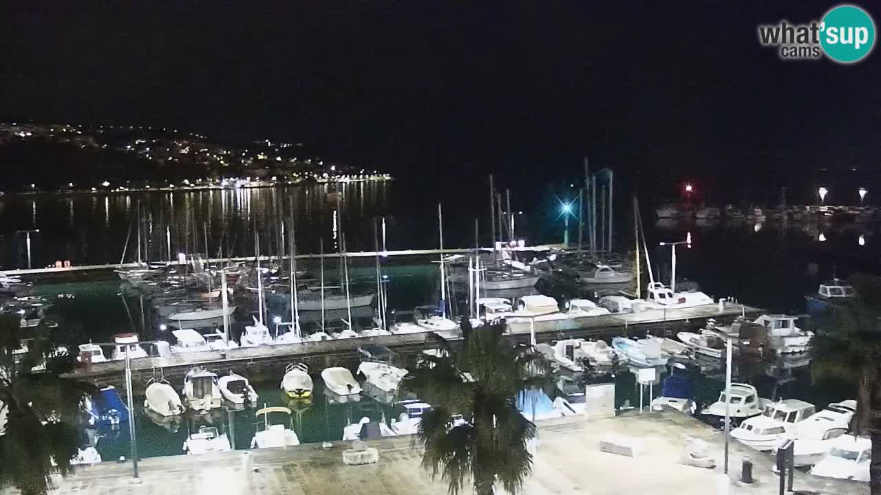 Webcam Capodistria – marina e lungo mare dall’Hotel Grand Koper