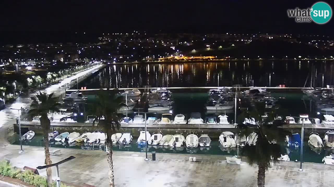 Webcam Capodistria – marina e lungo mare dall’Hotel Grand Koper
