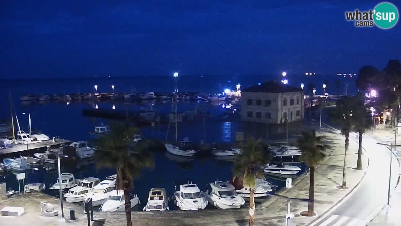 Webcam Capodistria – marina e lungo mare dall’Hotel Grand Koper