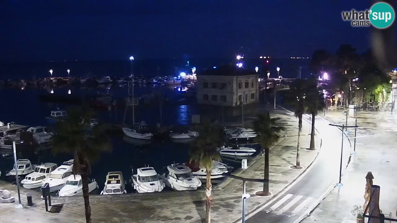 Camera en vivo Koper – puerto deportivo y paseo marítimo desde el Hotel Grand Koper