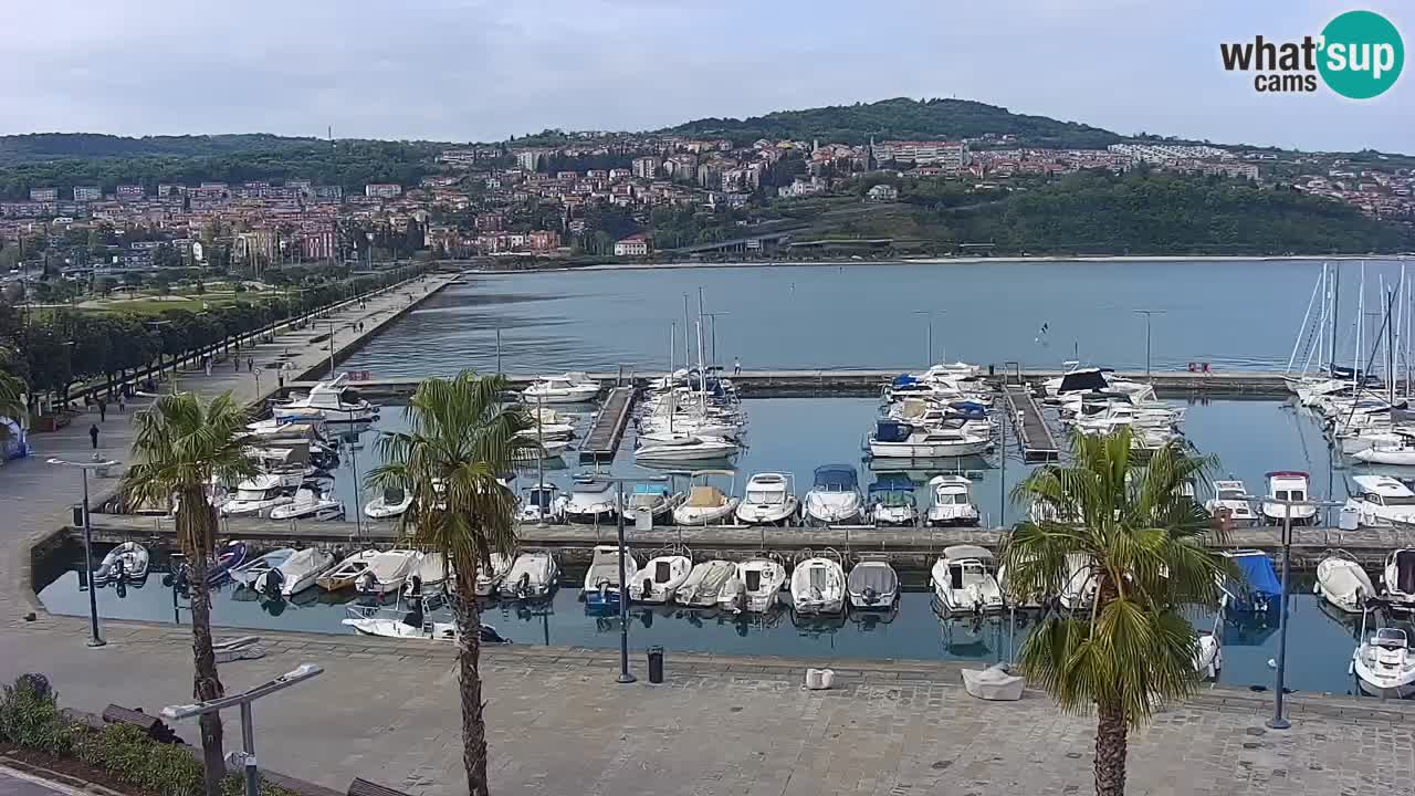 Web kamera Koper – marina i promenada – hotel Grand Koper