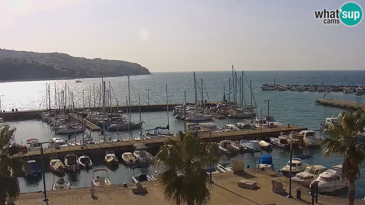 Web kamera Koper – marina i promenada – hotel Grand Koper