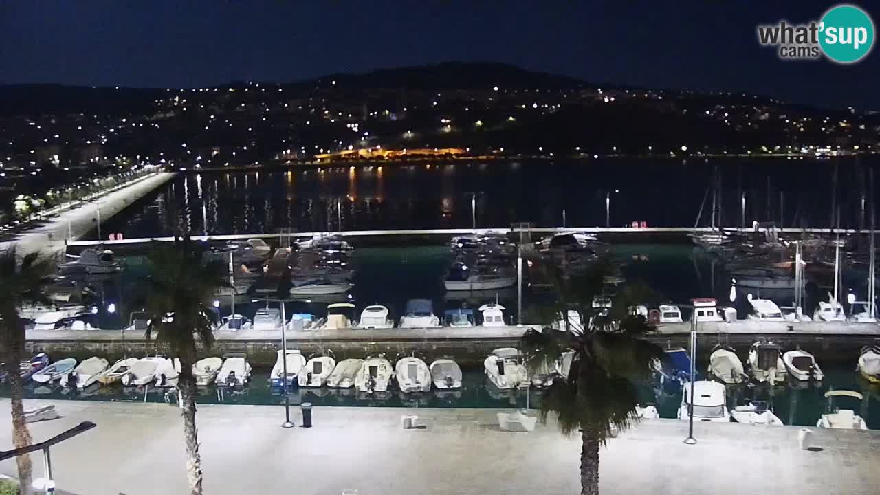 Webcam Capodistria – marina e lungo mare dall’Hotel Grand Koper