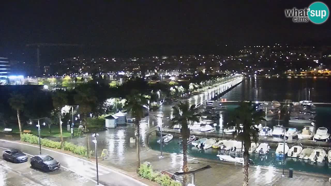 Webcam Capodistria – marina e lungo mare dall’Hotel Grand Koper