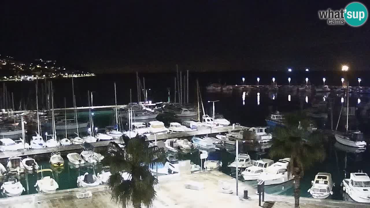 Webcam Capodistria – marina e lungo mare dall’Hotel Grand Koper