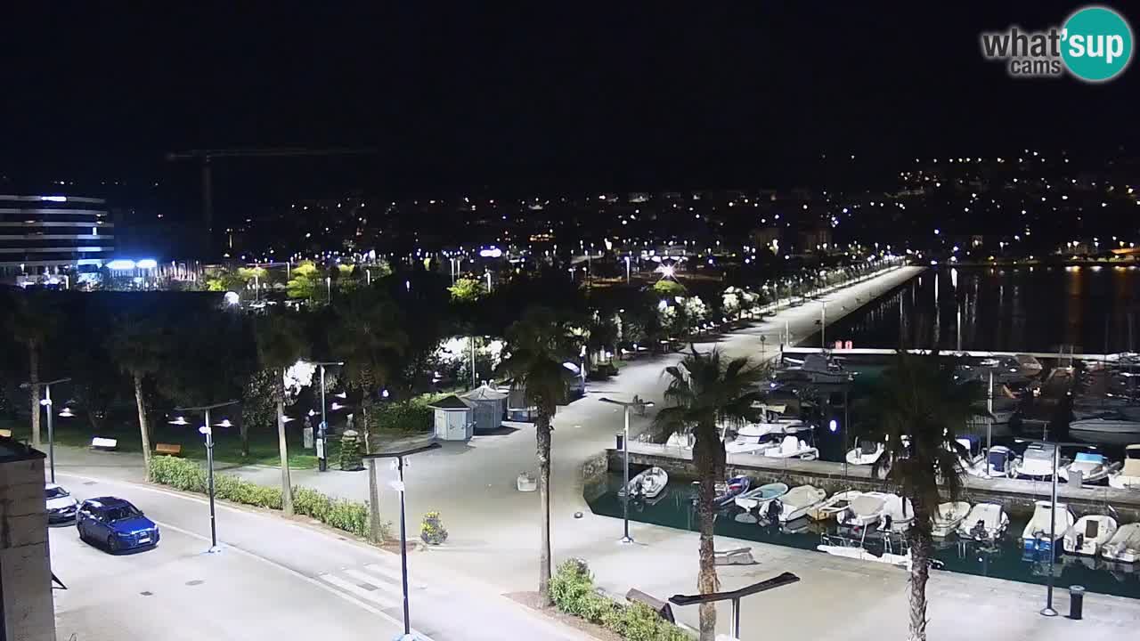 Web kamera Koper – marina i promenada – hotel Grand Koper