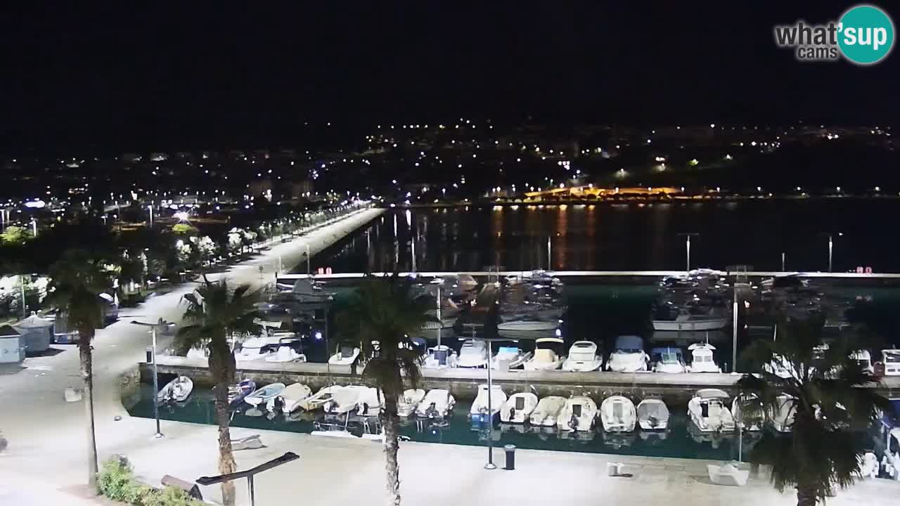 Web kamera Koper – marina i promenada – hotel Grand Koper