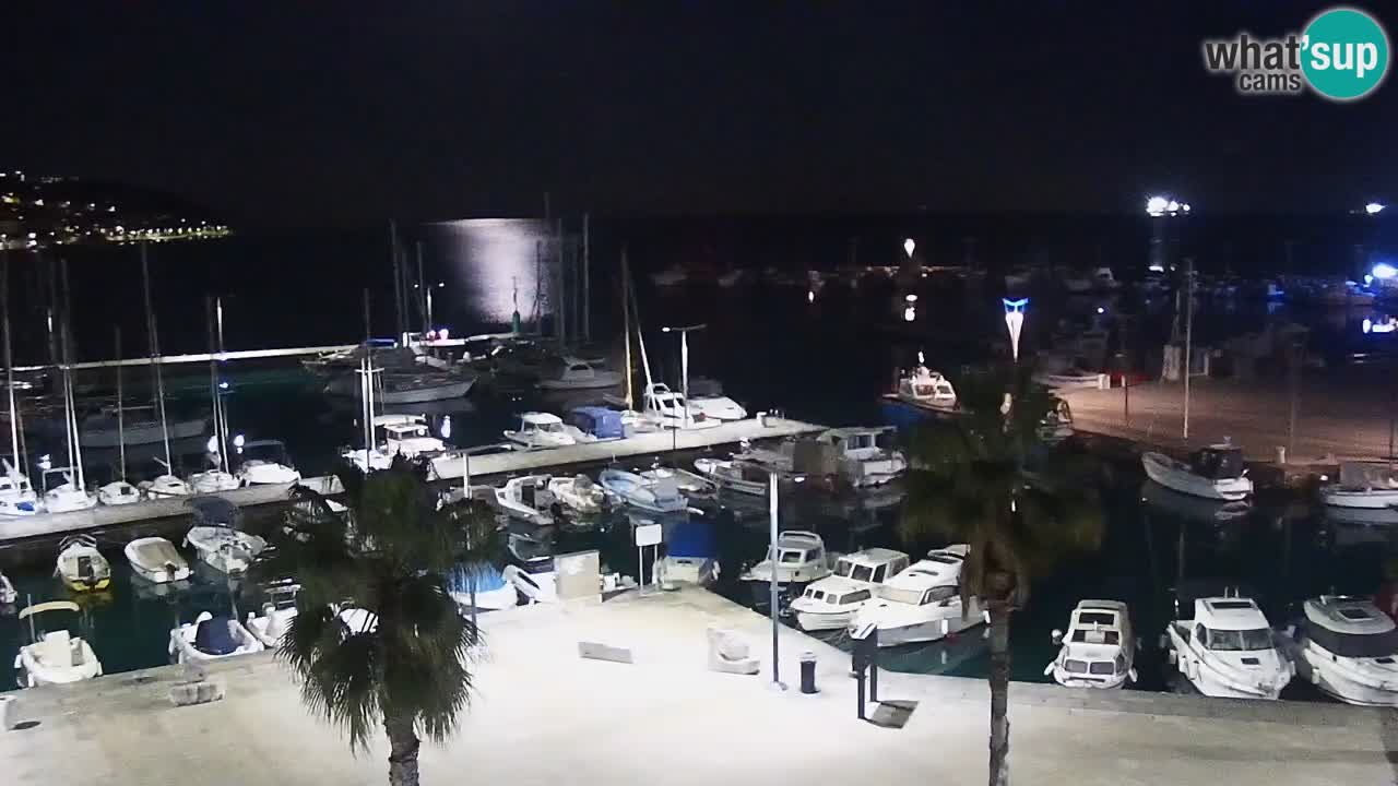 Webcam Capodistria – marina e lungo mare dall’Hotel Grand Koper