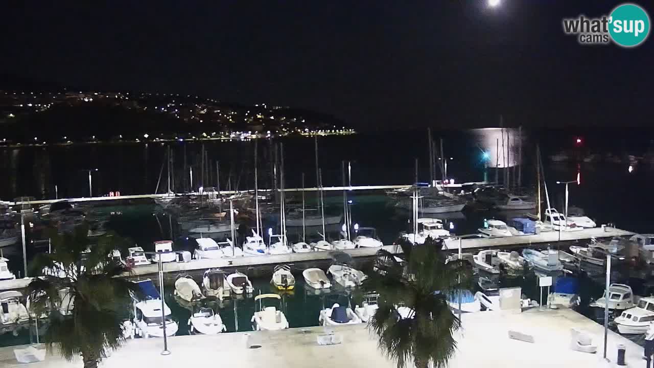 Web kamera Koper – marina i promenada – hotel Grand Koper