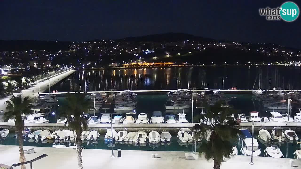 Web kamera Koper – marina i promenada – hotel Grand Koper
