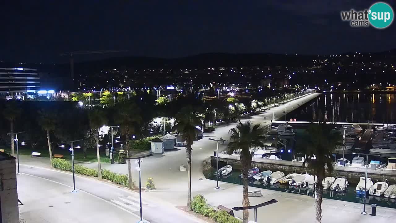 Webcam Capodistria – marina e lungo mare dall’Hotel Grand Koper