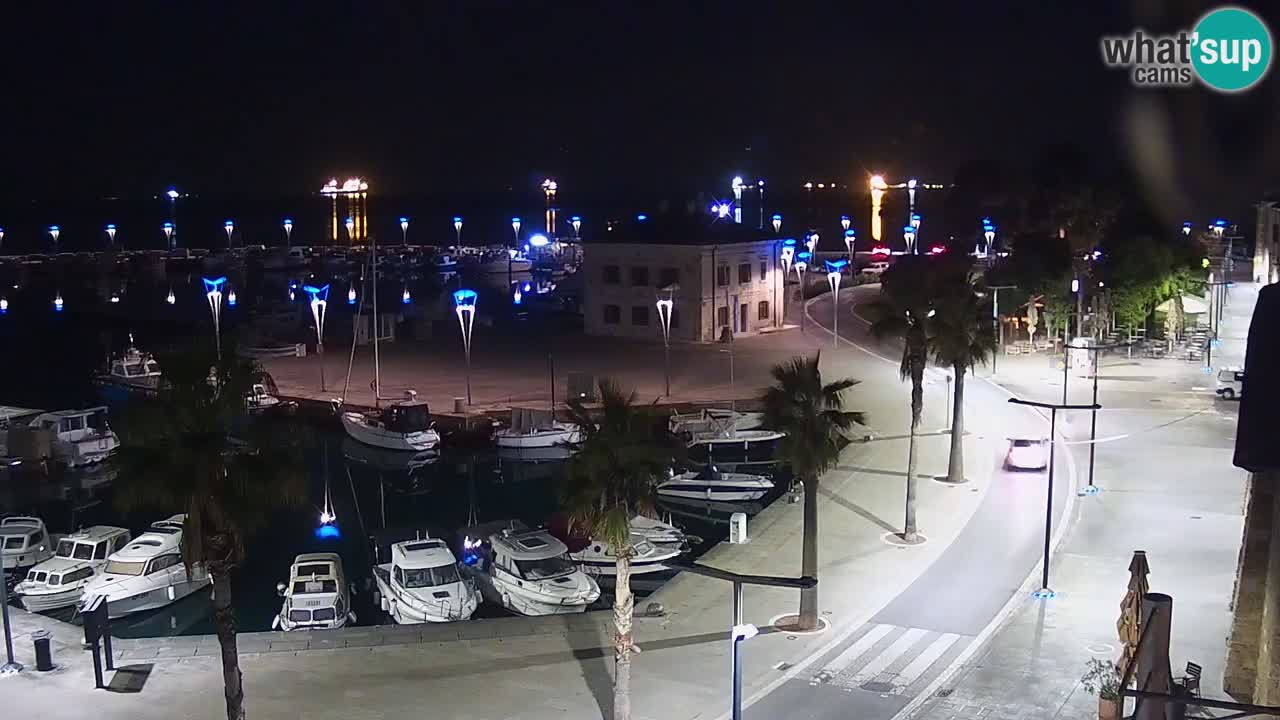 Web kamera Koper – marina i promenada – hotel Grand Koper