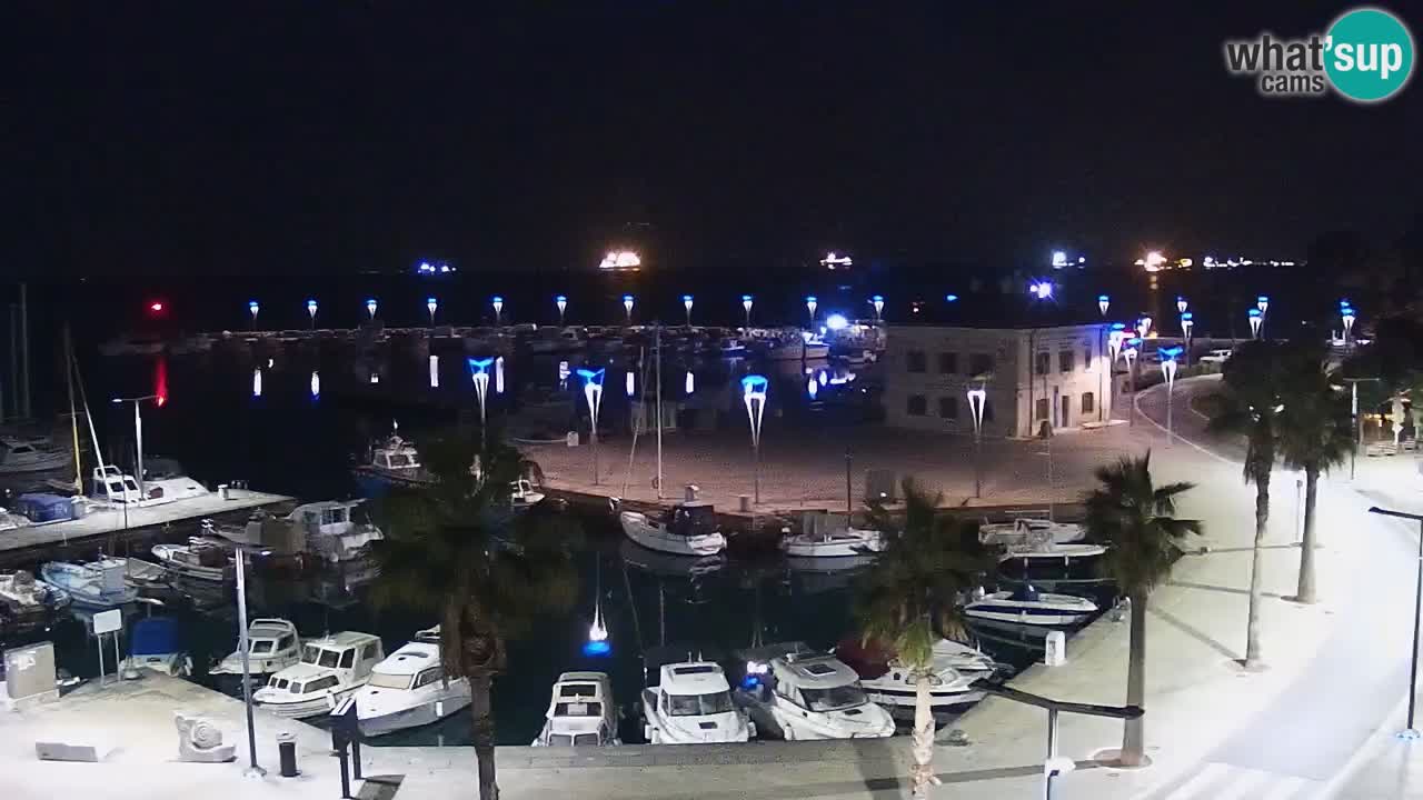 Web kamera Koper – marina i promenada – hotel Grand Koper