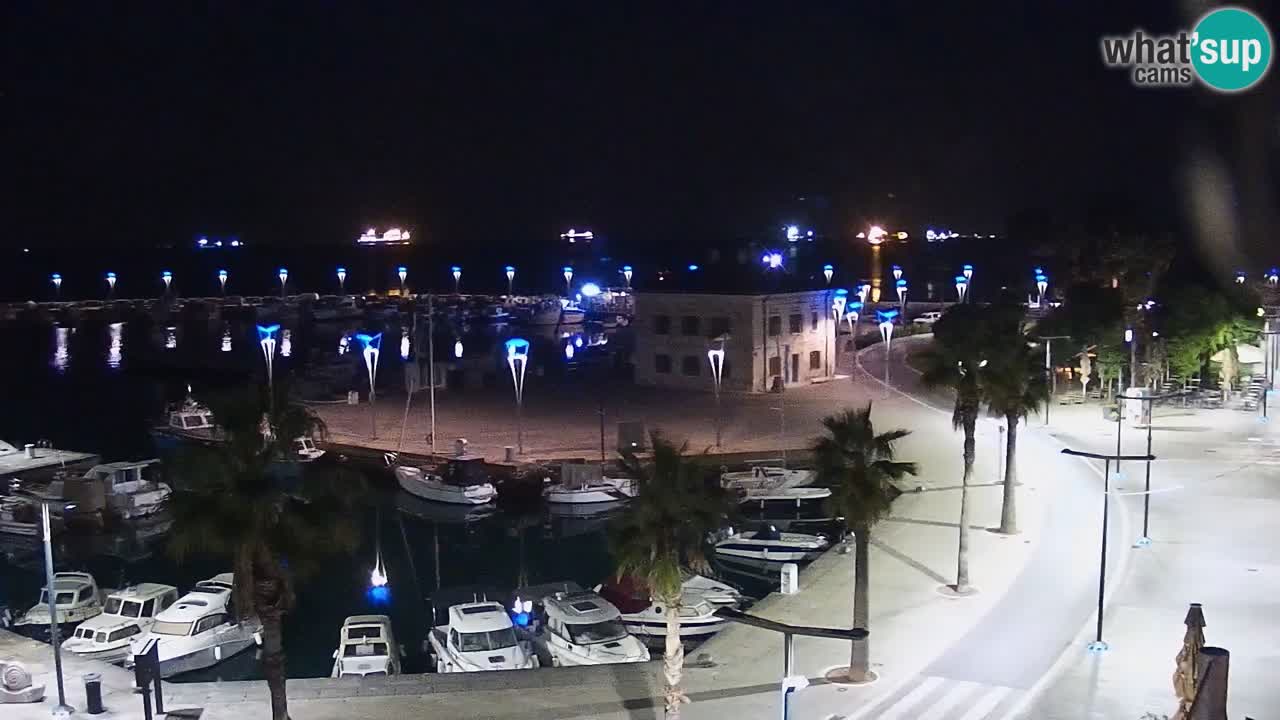 Camera en vivo Koper – puerto deportivo y paseo marítimo desde el Hotel Grand Koper