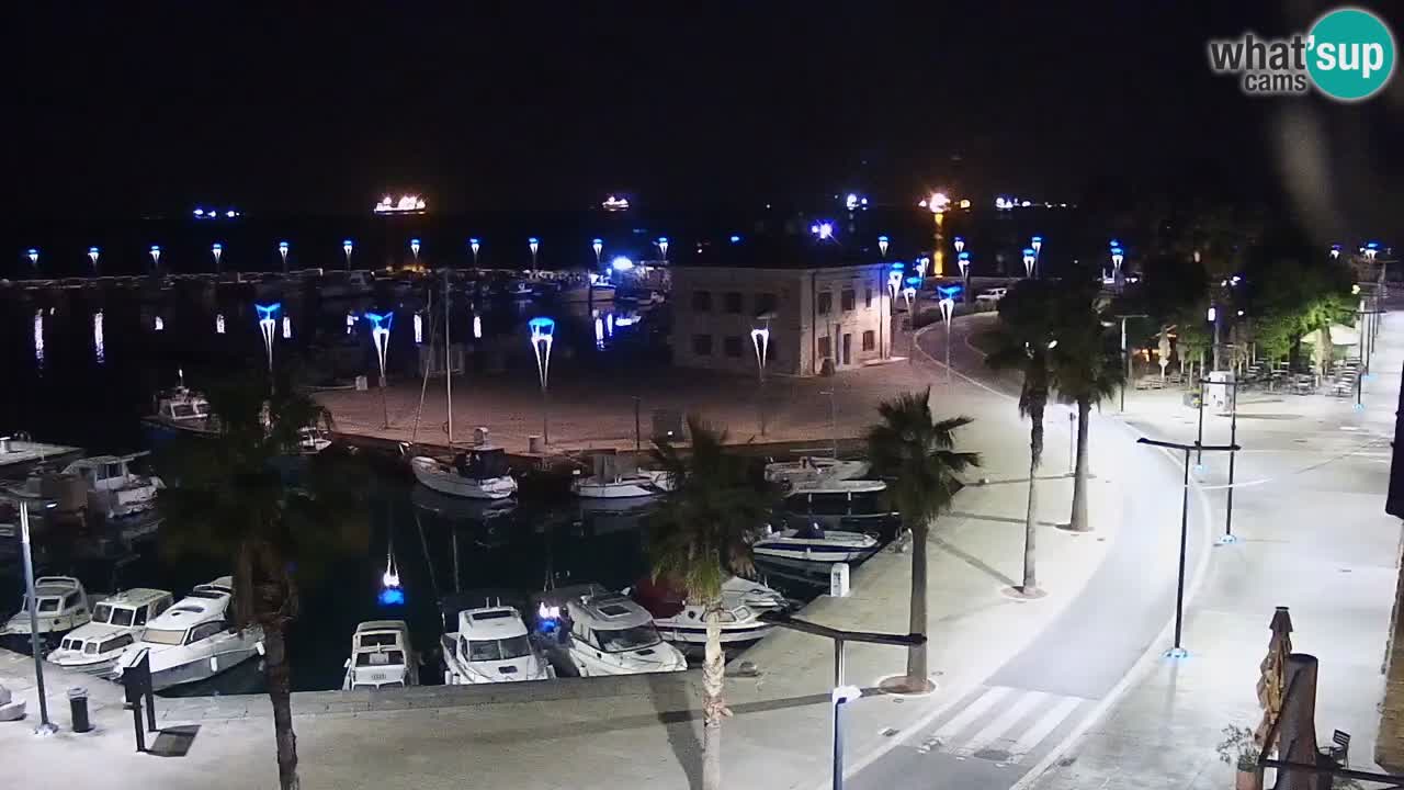 Camera en vivo Koper – puerto deportivo y paseo marítimo desde el Hotel Grand Koper