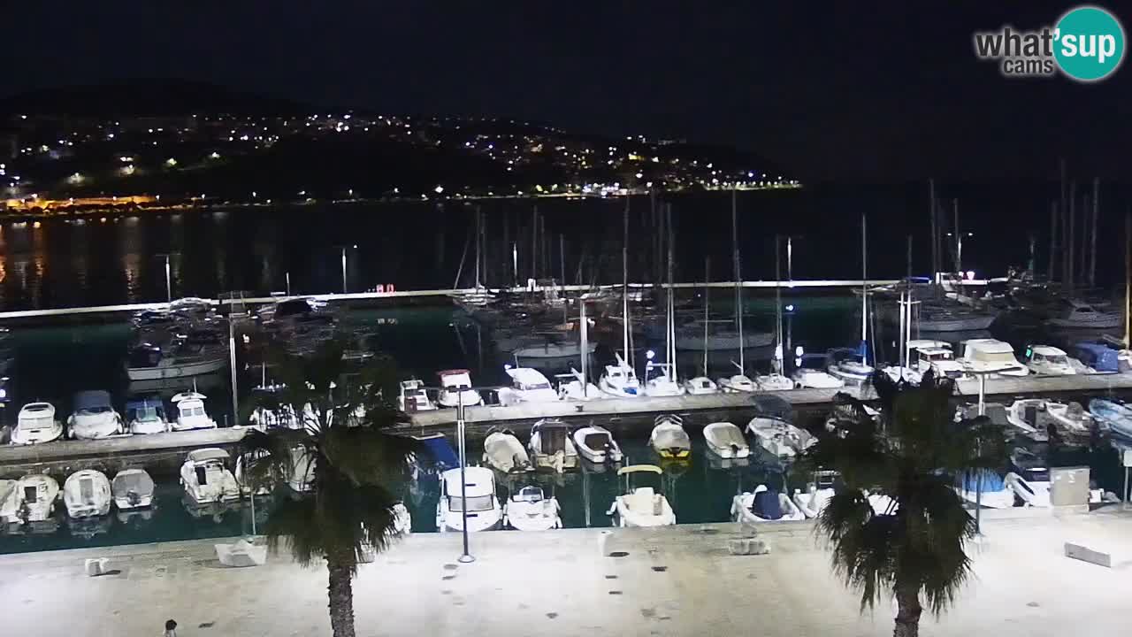 Camera en vivo Koper – puerto deportivo y paseo marítimo desde el Hotel Grand Koper