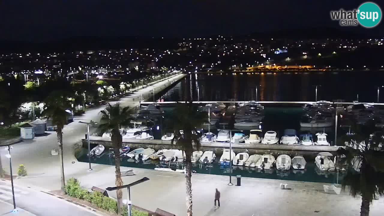 Camera en vivo Koper – puerto deportivo y paseo marítimo desde el Hotel Grand Koper