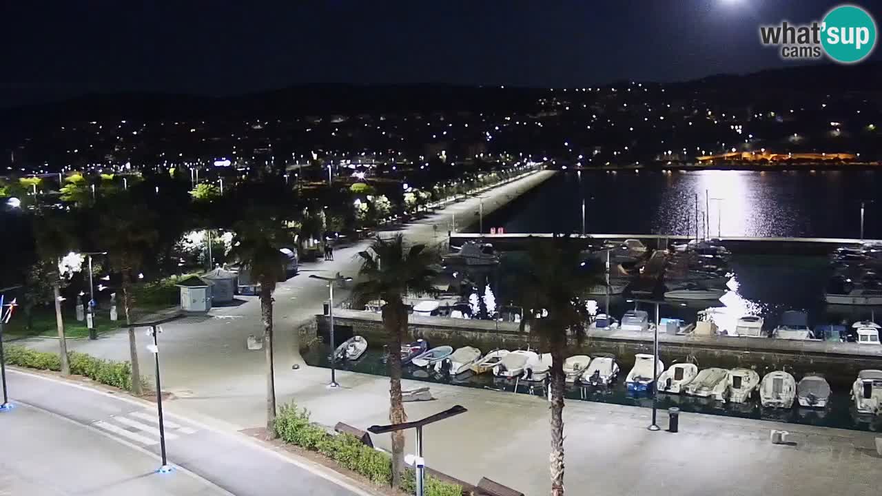 Web kamera Koper – marina i promenada – hotel Grand Koper