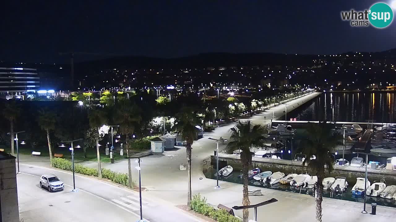 Web kamera Koper – marina i promenada – hotel Grand Koper