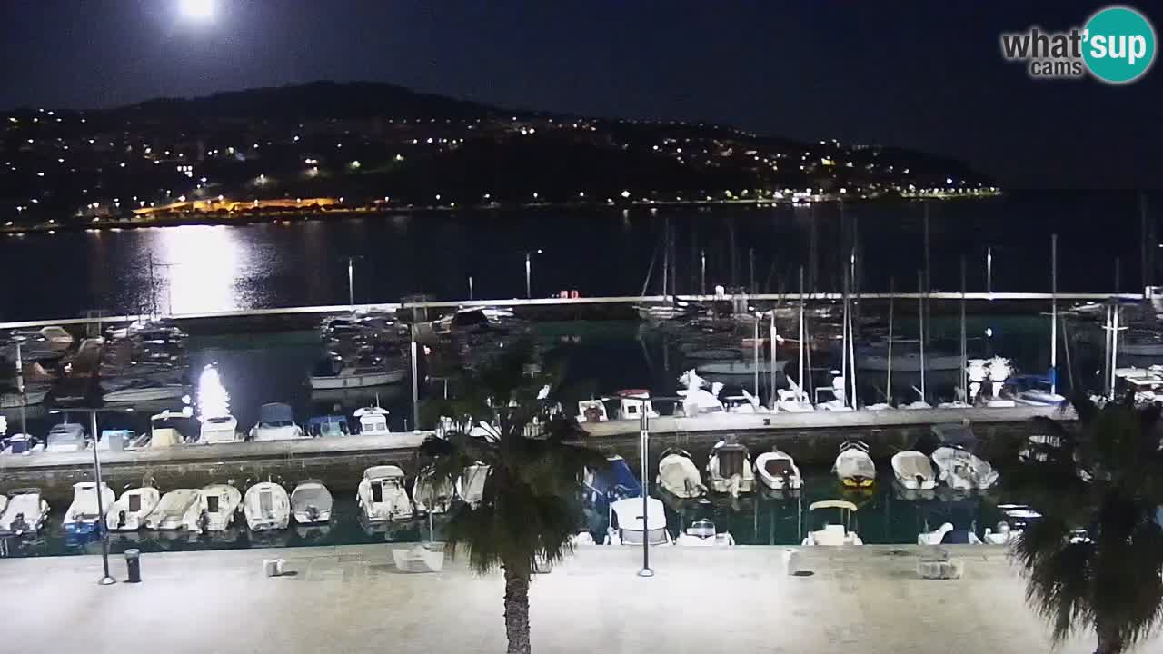 Web kamera Koper – marina i promenada – hotel Grand Koper
