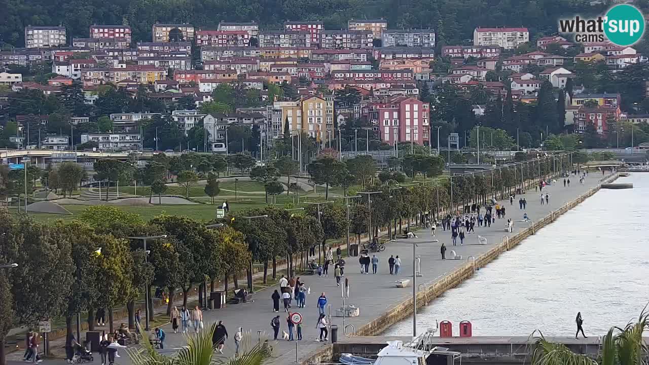Camera en vivo Koper – puerto deportivo y paseo marítimo desde el Hotel Grand Koper