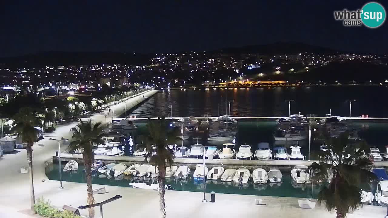 Web kamera Koper – marina i promenada – hotel Grand Koper