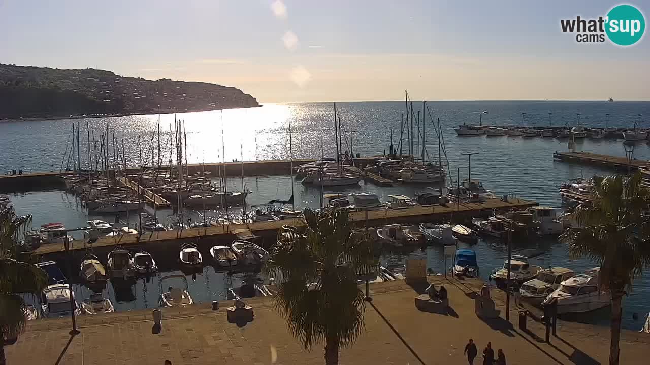 Webcam Capodistria – marina e lungo mare dall’Hotel Grand Koper