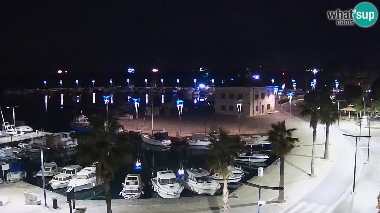 Webcam Koper – Panorama de la marina et de la promenade depuis le Grand Hotel Koper