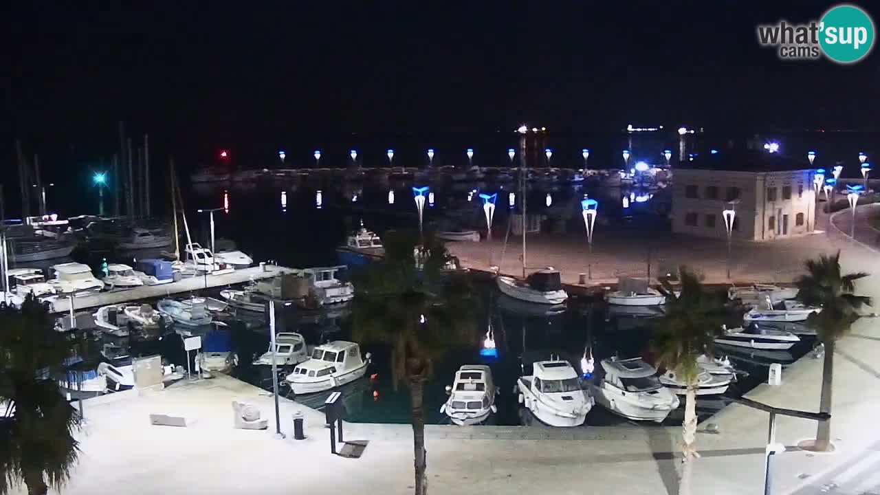 Web kamera Koper – marina i promenada – hotel Grand Koper