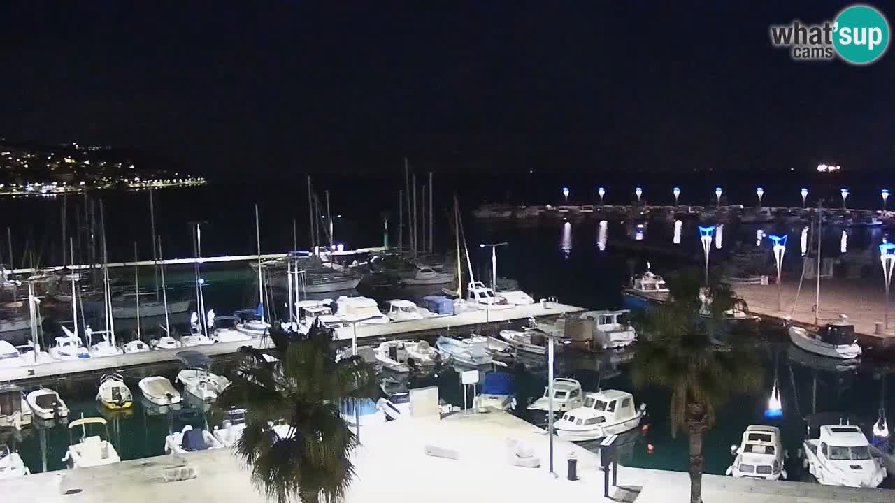 Web kamera Koper – marina i promenada – hotel Grand Koper