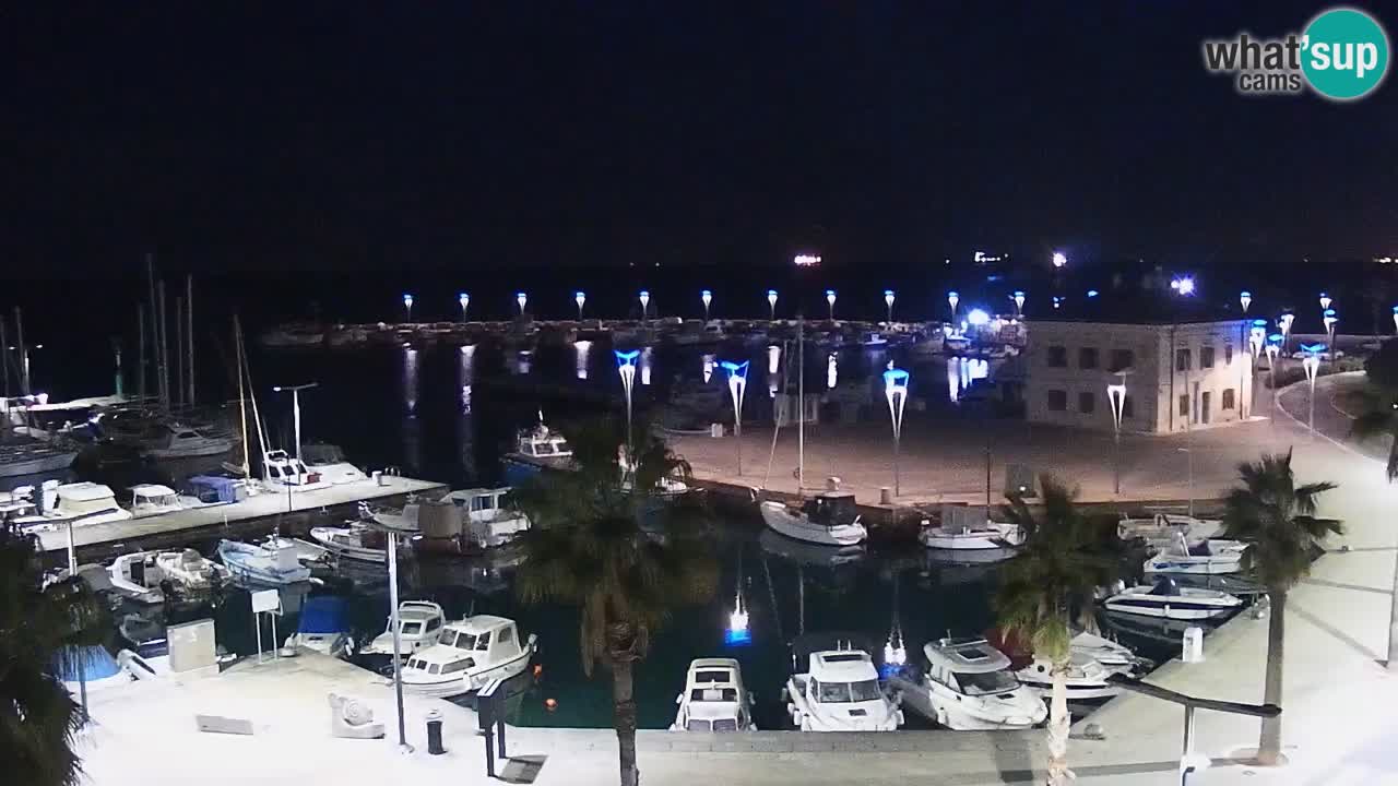 Spletna kamera Koper – Panorama na marino in promenado s Hotela Grand Koper